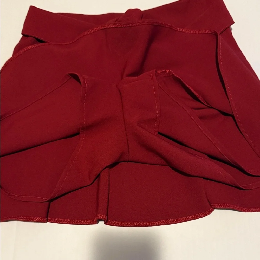 Zara Bold Red Women's Skorts 26 - Picture 2 of 8